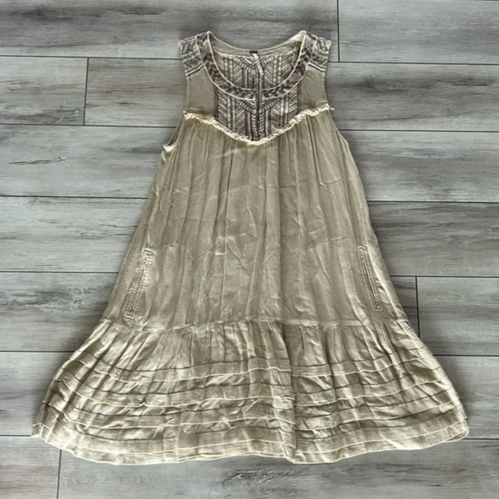 Free People boho hippie sleeveless dress size small